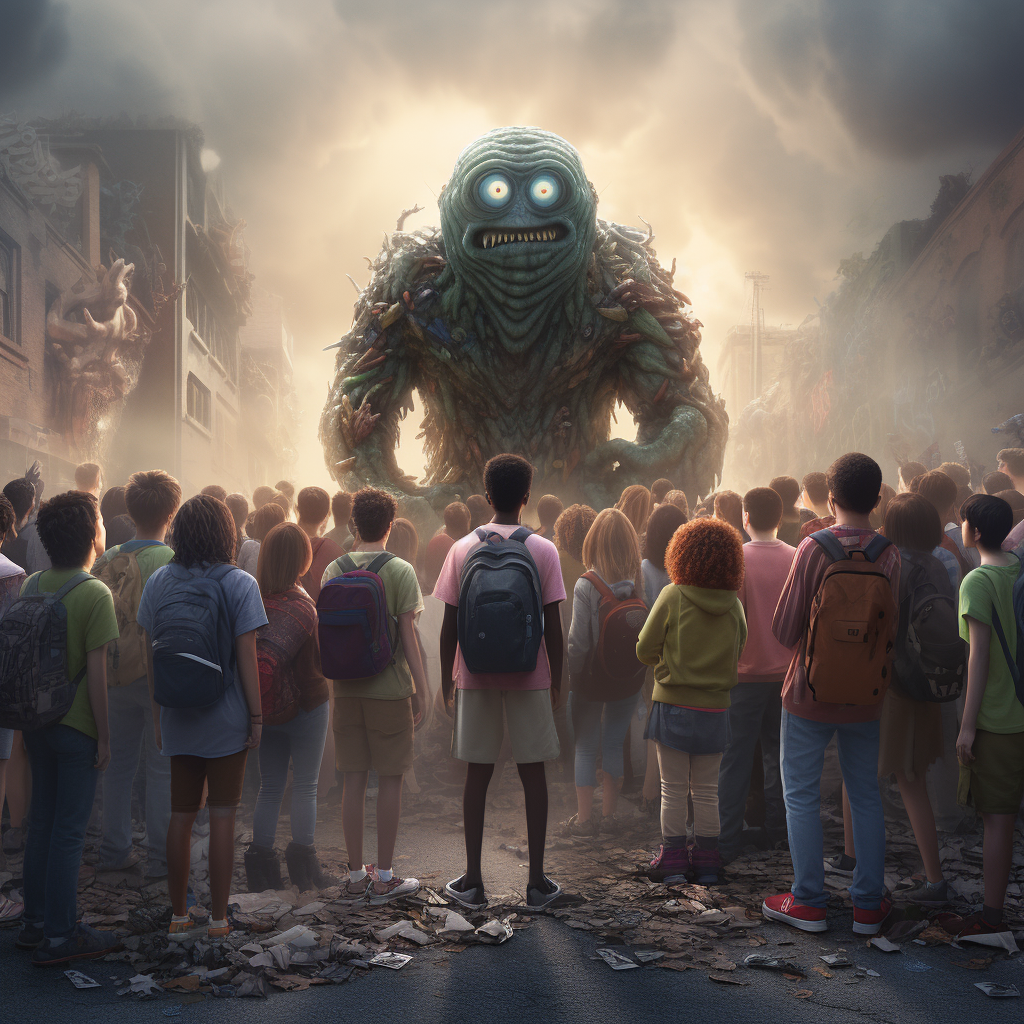 crowd versus monster - gen z activists