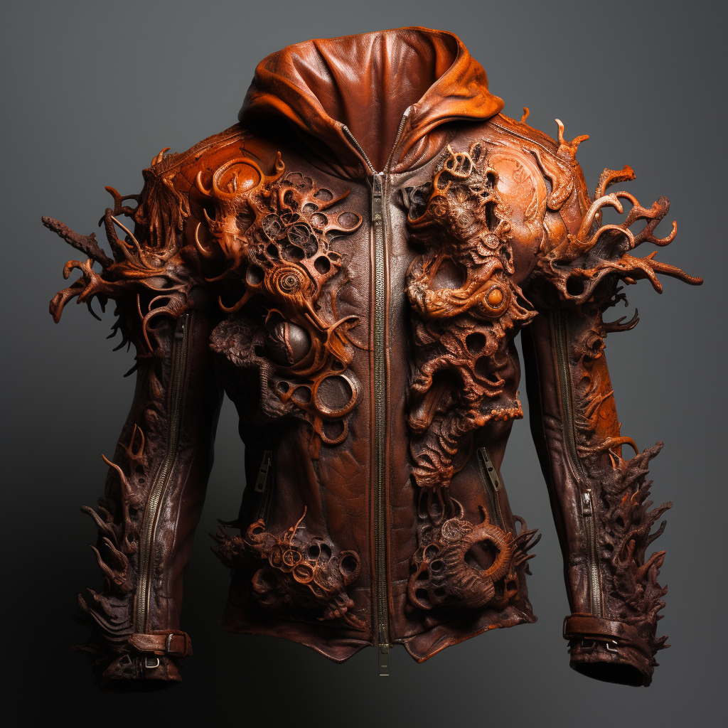 fungi leather generated image