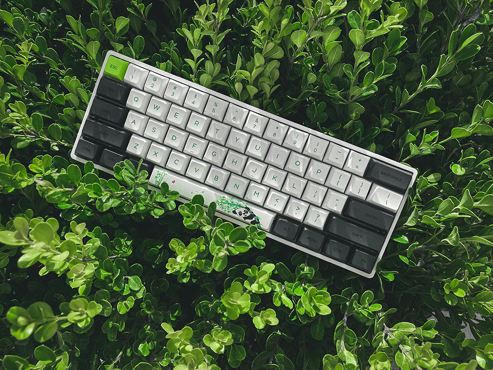 computer keyboard amongst leaves - prevent e-waste