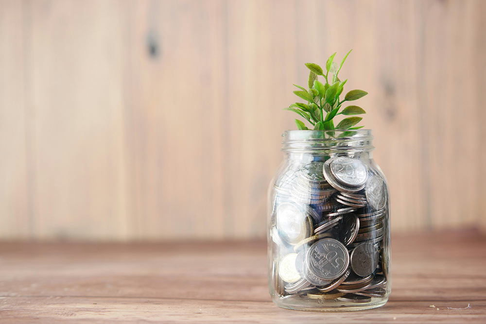 jar of silver coins - IT sustainability